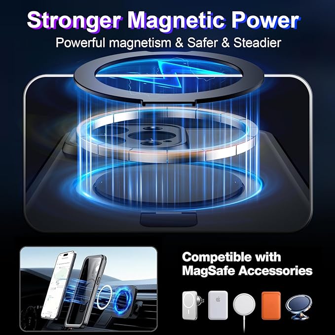 2025 New for iPhone 15 Pro Max Case Waterproof,[Built-in Screen Protector & Camera Protector][Full Body Shockproof][IP68 Underwater][Dustproof][Dropproof] Phone Case for iPhone 15 Pro Max 6.7"