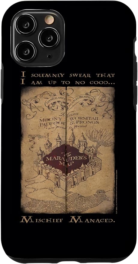 iPhone 11 Pro Harry Potter Marauder's Map Words Case