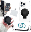 Upgraded Magnetic Belt Clip with Anti-Theft Chain for Hiking, Travel, Outdoor, Detachable Strong N52 Magnetic Clip Compatible with iPhone, Samsung, Google, Moto & More XT2