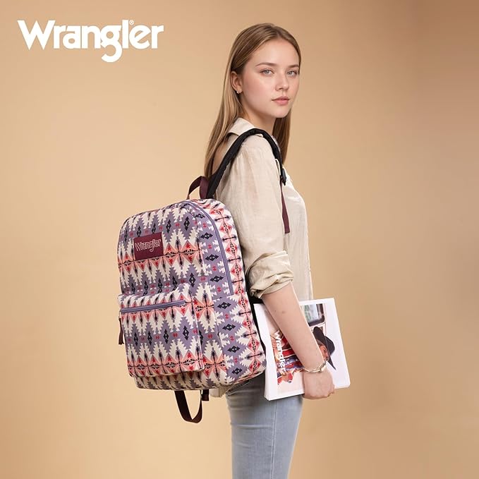 Montana West Wrangler Lightweight Backpack for Women Water Resistant 800D Casual Daypack for College, Commute, Travel & Gym