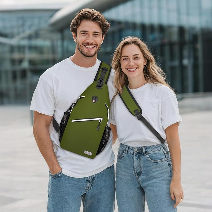 MOSISO Sling Backpack, Multipurpose Crossbody Shoulder Bag Travel Hiking Daypack