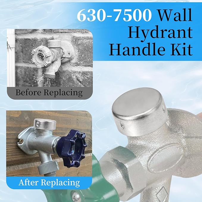 630-7500 Vacuum Breaker Repair Kit Compatible with 400 500 Series, Outdoor Faucet Wall Hydrant Repair Accessories, Pressure Vacuum Breaker Replacement Plunger Assembly
