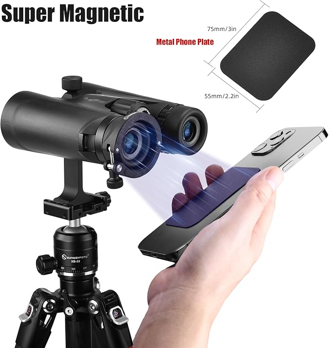 Cell Phone Photography Adapter for Binocular, Universal Smartphone Mount for Binocular,Capture Photos and Video Through Binocular, 2502