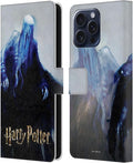 Head Case Designs Officially Licensed Harry Potter Dementor Prisoner of Azkaban II Leather Wallet Case Compatible with Apple iPhone 16 Pro Max