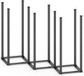 Foldable Baby Bottle Drying Rack-10 Poles Water Bottle Organizer for Cups,Travel Mugs,Silicone Bags- Collapsible Stainless Steel Bottle Rack Dryer (Gray)