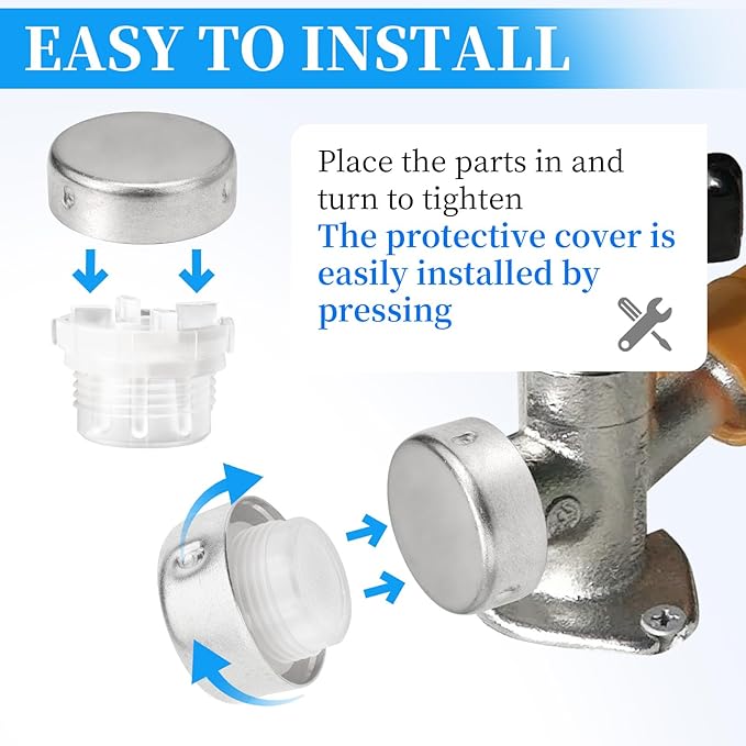 630-7500 Vacuum Breaker Repair Kit Compatible with 400 500 Series, Outdoor Faucet Wall Hydrant Repair Accessories, Pressure Vacuum Breaker Replacement Plunger Assembly