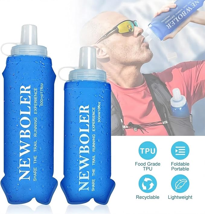 Hydration Bladder, 1.5L2L3L Water Bladder for Hiking Backpack Leak Proof Water Reservoir Storage Bag, BPA-Free Water Pouch Hydration Pack for Camping Cycling Running, Blue