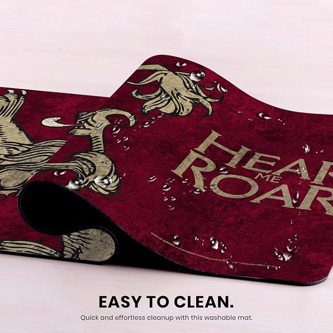 Head Case Designs Officially Licensed HBO Game of Thrones House Lannister Graphic Art 23.62 x 11.81 x 0.12 inches (600 x 300 mm) - L Gaming Office Desk PC Keyboard Mouse Mat Pad
