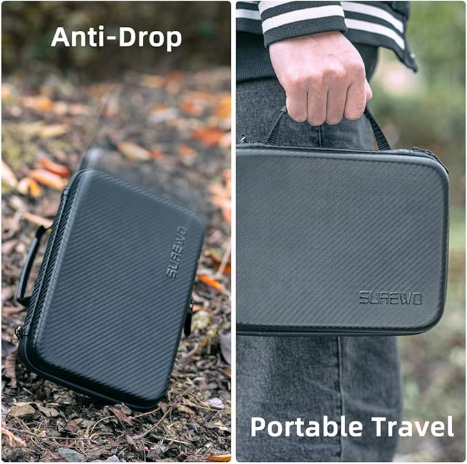 SUREWO Surface-Waterproof DJI Osmo Action 6 Carrying Case,Travel Portable Bag Compatible With DJI Osmo Action 6/5 Pro/4/3 Adventure Combo Accessories