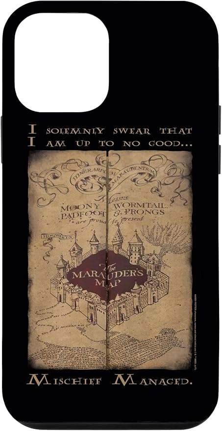 iPhone 12 mini Harry Potter Marauder's Map Words Case