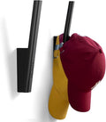 Ozueccr Hat Hook for Baseball Caps – Wall Mounted Vertical Hat Holder, Multi-Purpose Wall Hook, Closet Cap Organizer, Sturdy Compact, Easy to Install