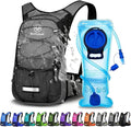 Mothybot Hydration Pack, Insulated Hydration Backpack with 2L BPA Free Water Bladder and Storage, Hiking Backpack for Men, Women, Kids for Running, Cycling, Camping - Keep Liquid Cool up to 5 Hours