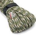 PSKOOK Survival Paracord Parachute Fire Cord Survival Ropes Red Tinder Cord PE Fishing Line Cotton Thread 7 Strands Outdoor 20, 25, 100 Feet