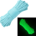 Glow in The Dark Zesty 550lb Paracord – 21 Strand Luminous Parachute Cord for Nighttime Outdoor Utility – 8 Colors and Length Options of 25', 50’, 100’, and 1,000’