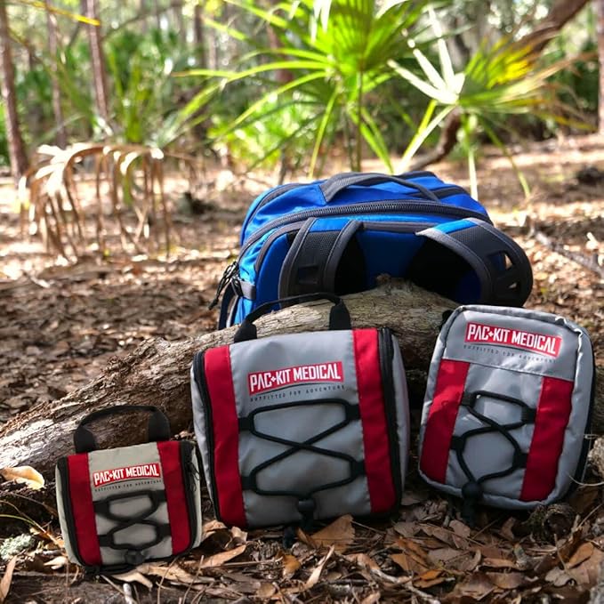 Pac-Kit Trailblazer 2 Outdoor First Aid Kit for Hiking, Camping and Outdoor Travel, 74 Pieces