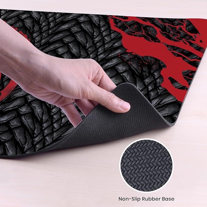 Head Case Designs Officially Licensed HBO Game of Thrones House Targaryen Graphic Art 37.4 x 15.75 x 0.16 inches (900 x 400 mm) - XL Gaming Office Desk PC Keyboard Mouse Mat Pad
