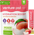 Venture Pal Sugar Free Electrolyte Powder Packets - Liquid Daily IV Hydration Packets | Electrolytes Drink Mix with 5 Vitamins & 7 Electrolytes | Keto Friendly | Non-GMO | Certified Vegan | 16 Sticks