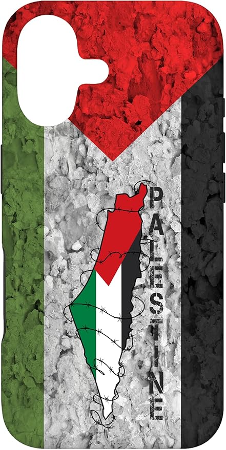 Kufiya Palestine Keffiyeh Flag, Palestinian Map Pattern Case for iPhone 17