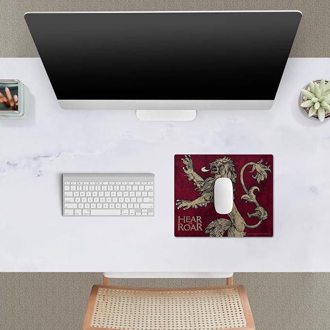 Head Case Designs Officially Licensed HBO Game of Thrones House Lannister Graphic Art 9.84 x 11.81 x 0.12 inches (250 x 300 mm) - S Gaming Office Desk PC Keyboard Mouse Mat Pad