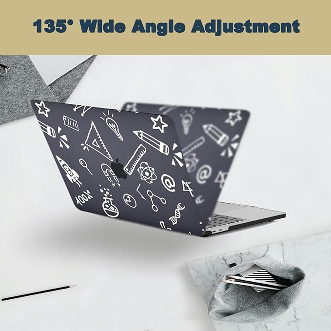 Case for New MacBook Pro 16 inch M4 M3 M2 M1 Pro/Max 2025-2021 Release (Model A2485 A2780 A2991 A3186 A3403),Snap Case Protective Laptop Cover & Keyboard Cover,Science Formula