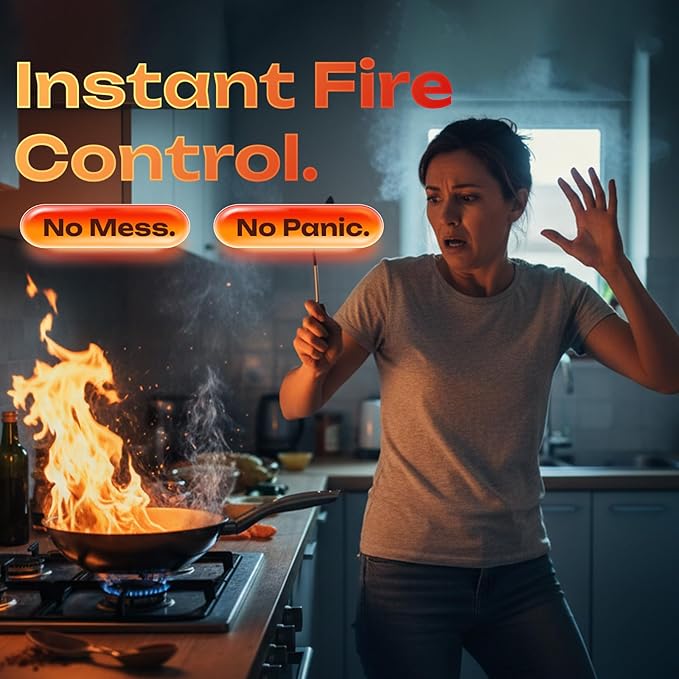 Fire Blanket | Not Prickly Prepared Fire Suppression | 60"x60" Fire Blankets Emergency for Home and Kitchen