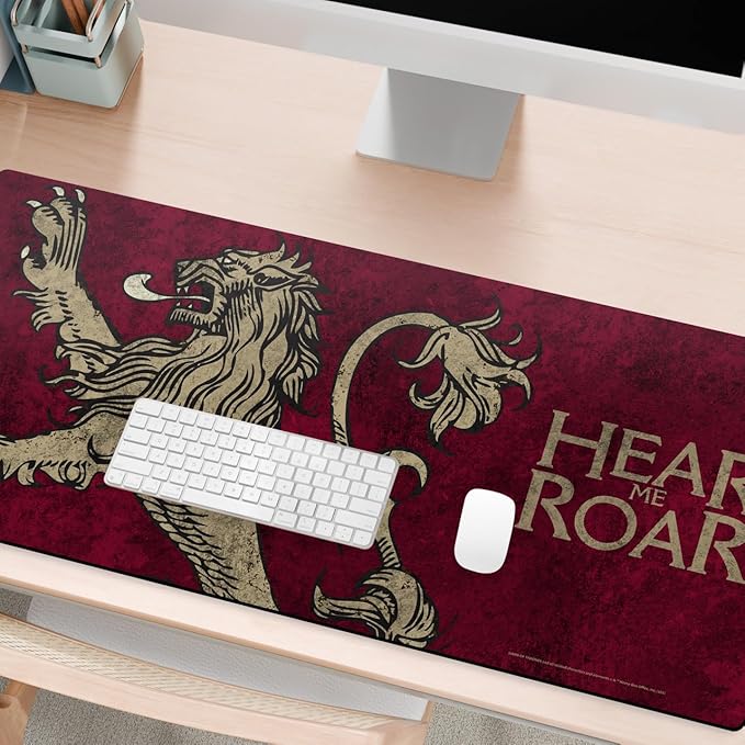 Head Case Designs Officially Licensed HBO Game of Thrones House Lannister Graphic Art 37.4 x 15.75 x 0.16 inches (900 x 400 mm) - XL Gaming Office Desk PC Keyboard Mouse Mat Pad