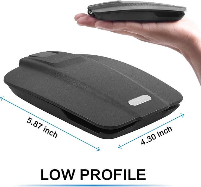 GPS Dash Mount [Matte Black Dock] for Garmin Nuvi Drive Dezl Drivesmart, Tomtom, Magellan Roadmate, Rand McNally, Navman, Cell Phone - Car Adhesive Non-Slip Dashboard Replacement Holder for Satnav