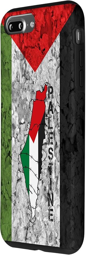 Kufiya PALESTINE Keffiyeh flag, Palestinian Map pattern Case for iPhone 7 Plus/8 Plus