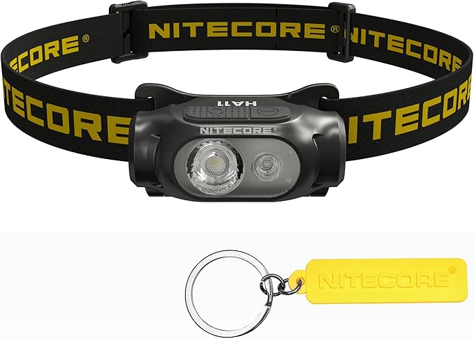 Nitecore HA11 240 Lumen Ultra Lightweight AA Headlamp Dual Beam Headlight Tag (Normal Headband)