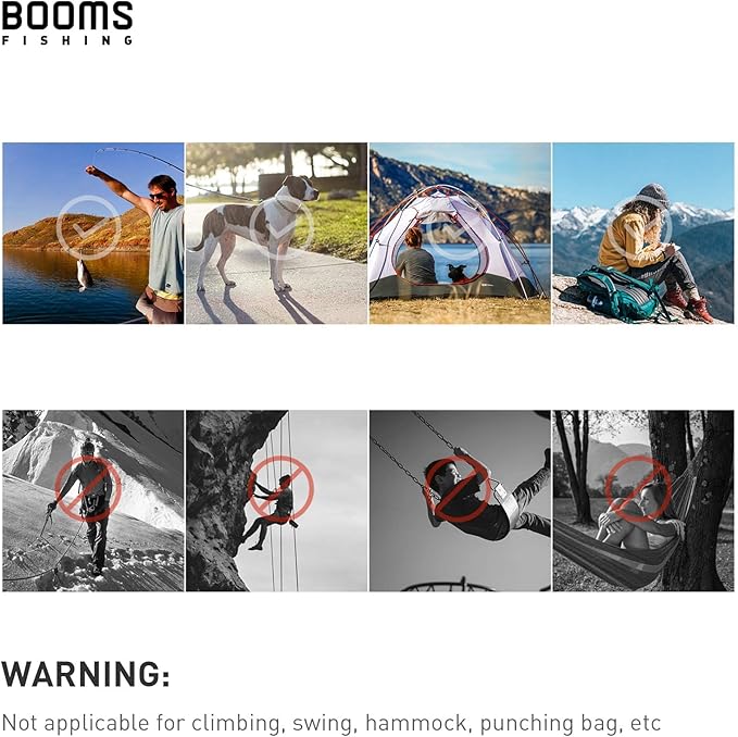Booms Fishing CC2 Carabiner Clip, 2.3" Small Carabiner Keychain, Multi-use Aluminium D Ring Caribeener Clips