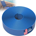 2 Inch Wide, 20ft Long Vinyl Strap - Replacement Straps for Patio Chairs - Vinyl Strapping for Patio Furniture Repair - Durable Seat Repair Kit for Lawn Chairs, Outdoor Furniture (Royal Blue)