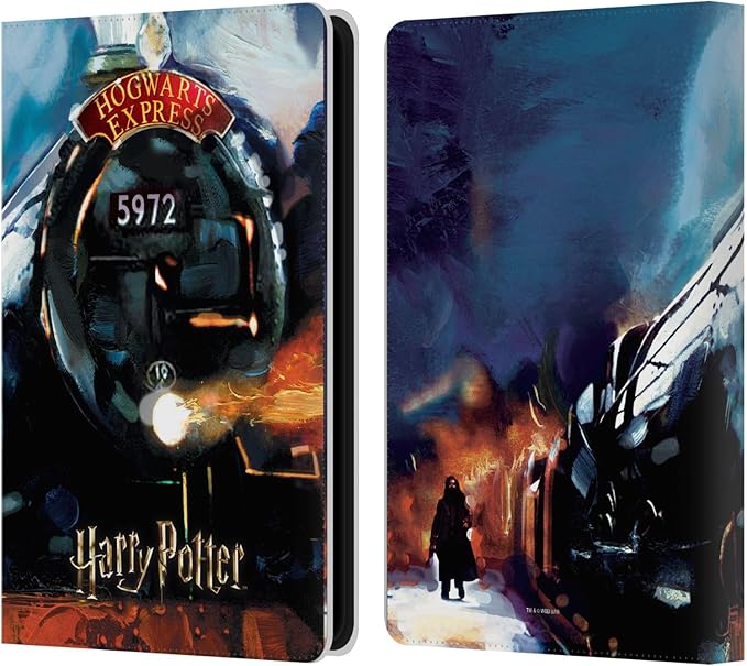 Head Case Designs Officially Licensed Harry Potter Hogwarts Express Prisoner of Azkaban II Leather Wallet Case Compatible with Kindle Paperwhite 5 (2021)