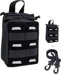 Tactical Pouch Water-Resistant Molle Multi Functional EDC Tool Compact Bag with Strap Black/Brown/Green MOLLE Pouches