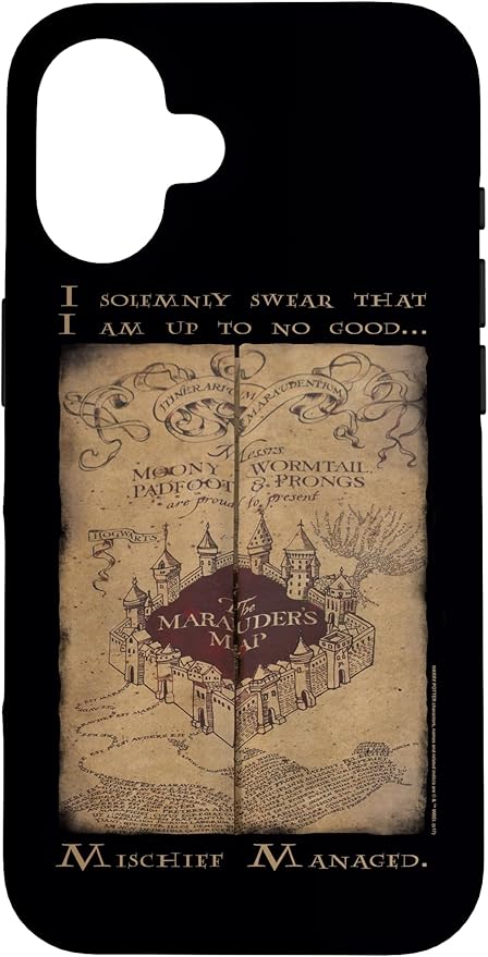 iPhone 16 Harry Potter Marauder's Map Words Case
