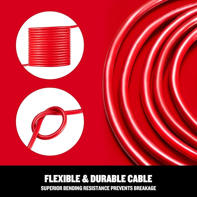 CRAFTSMAN 100 Ft. Indoor/Outdoor Extension Cord 16/3 SJTW, Waterproof Flexible Power Cable with 3-Prong Plug, 10A/1250W/125V, Heavy-Duty Contractor Cord, ETL Certified