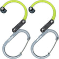 GEAR AID HEROCLIP 360° Swivel Carabiner Gear Clip and Hook (Medium) for Camping, Backpack, Suitcases and Garage Organization