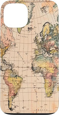 World Map ,Old Map of the World Case for iPhone 13