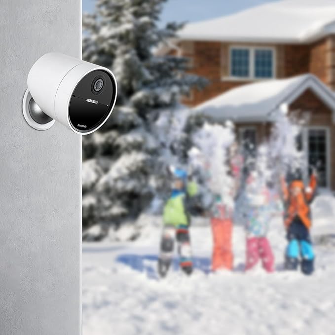 UYODM 2 Pack Metal Wall Mount Compatible with SimpliSafe Wireless Outdoor Security Camera,360° Adjustable Easy to Install and Remove, Camera Not Included (White)