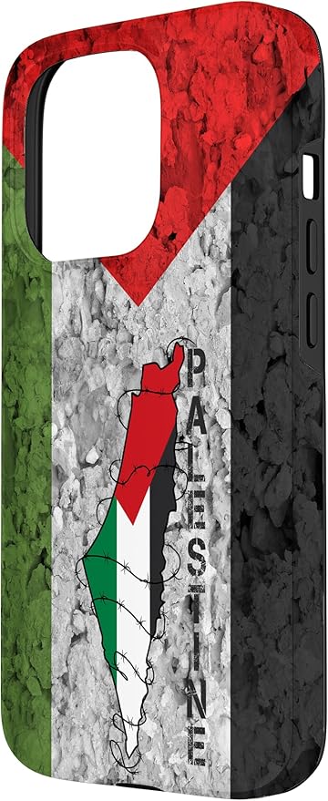 Kufiya PALESTINE Keffiyeh flag, Palestinian Map pattern Case for iPhone 15 Pro