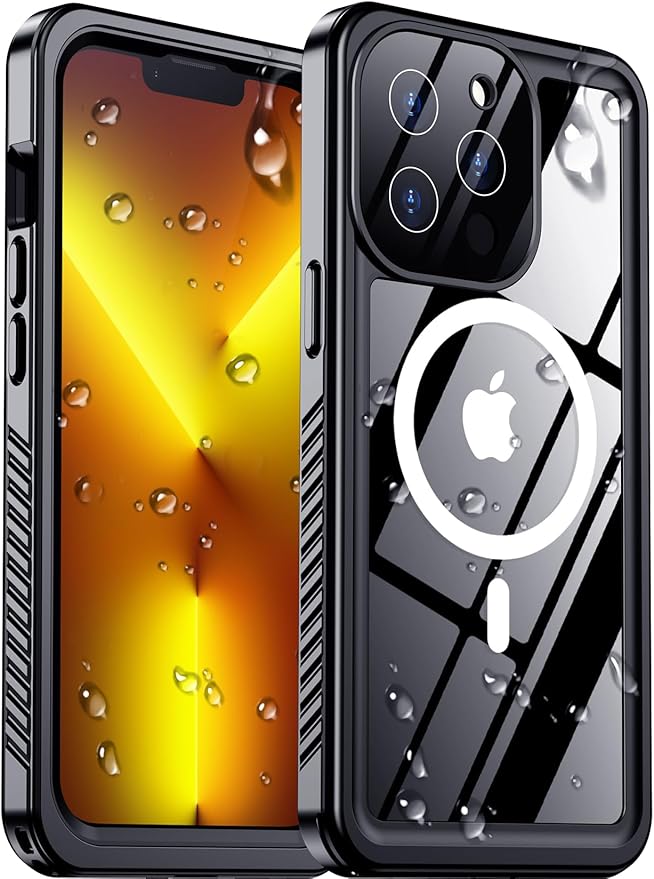 Red2Fire 2024 New Designed for iPhone 13 Pro Case Waterproof,[Compatible with MagSafe][Built-in Camera & Screen Protector][Full Body Shockproof][IP68 Waterproof][Dustproof] Phone Case 6.1"