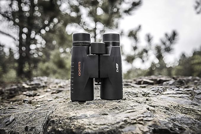 Tasco ES10X42 Essentials Binoculars, 10x42mm, Roof Prism Mc, Black (Pack of 5)