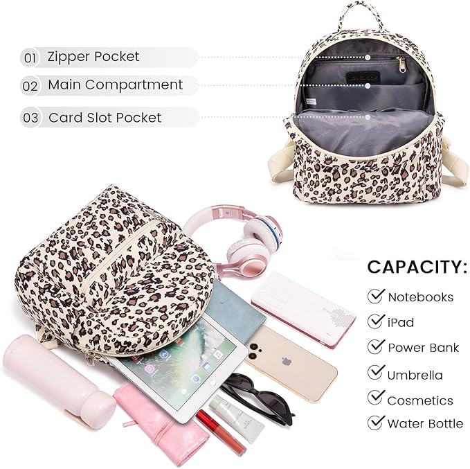 LOVEVOOK Mini Backpack for Women Light Weight Small Waterproof Backpack Purses Daily Backpack… | Light Weight