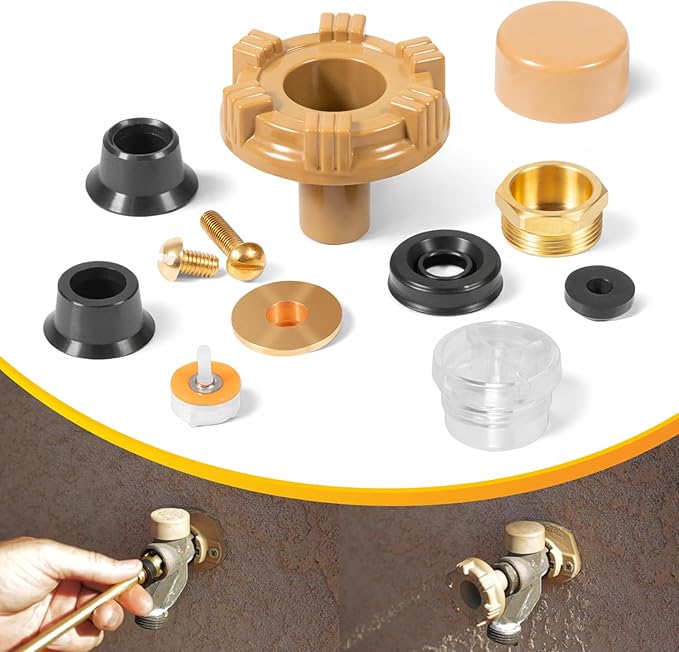 RK-17MH Repair Kit Metal Handle for Woodford Model 17 Outdoor Faucets (12Pcs)