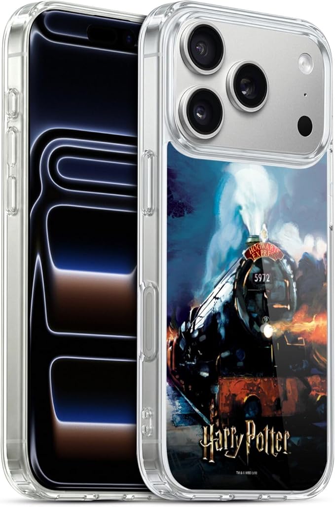 Head Case Designs Officially Licensed Harry Potter Hogwarts Express Prisoner of Azkaban II Gel Case [Military Grade Protection] Compatible with Apple iPhone 17 Pro