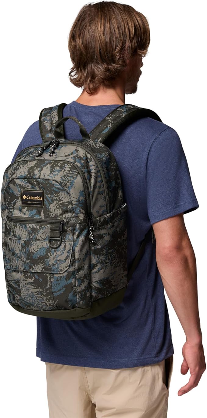 Columbia Unisex Buxton 26L Backpack, Greenscape Ferned, One Size