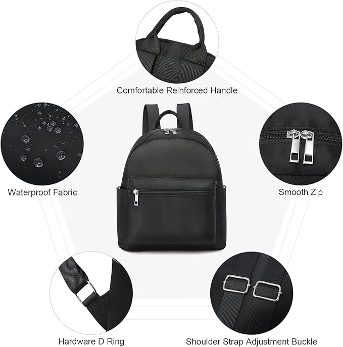 LOVEVOOK Mini Backpack for Women Light Weight Small Waterproof Backpack Purses Daily Backpack… | Light Weight