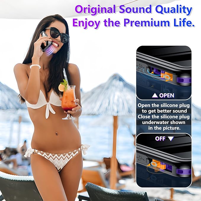 2025 New Designed for iPhone 16 Case Waterproof, [Built-in Screen Protector & Glass Camera Protector][Full Body Shockproof][IP68 Underwater][Dustproof][Dropproof] Phone Case for iPhone 16 6.1"