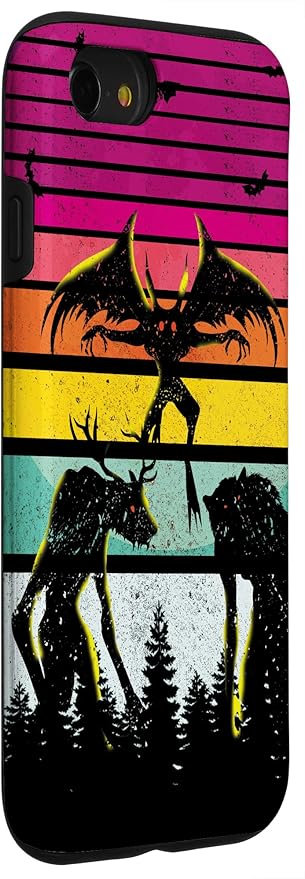 Cryptkin Cute Mothman Cryptid Map Case for iPhone SE (2020) / 7 / 8