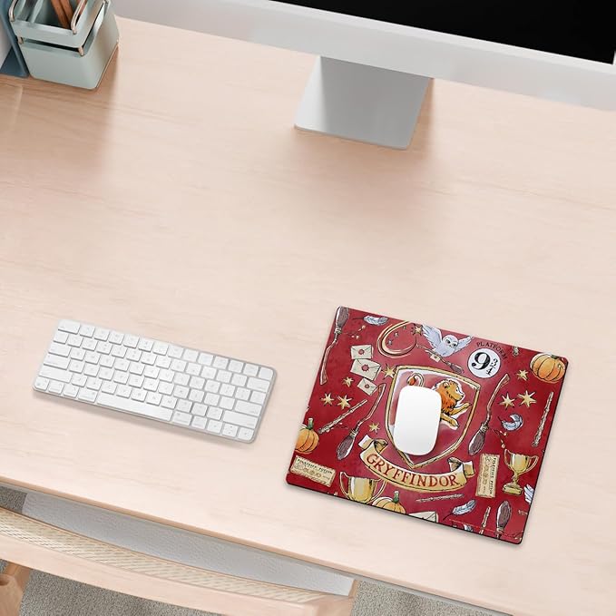 Head Case Designs Officially Licensed Harry Potter Gryffindor Graphics 9.84 x 11.81 x 0.12 inches (250 x 300 mm) - S Gaming Office Desk PC Keyboard Mouse Mat Pad