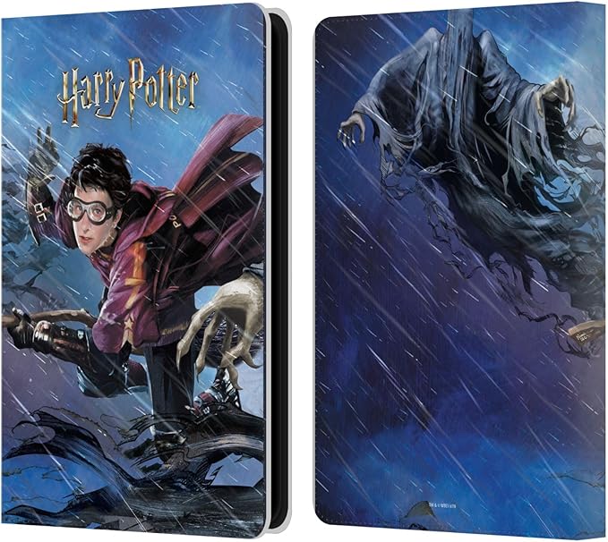 Head Case Designs Officially Licensed Harry Potter Quidditch 1 Prisoner of Azkaban II Leather Wallet Case Compatible with Kindle Paperwhite 5 (2021)